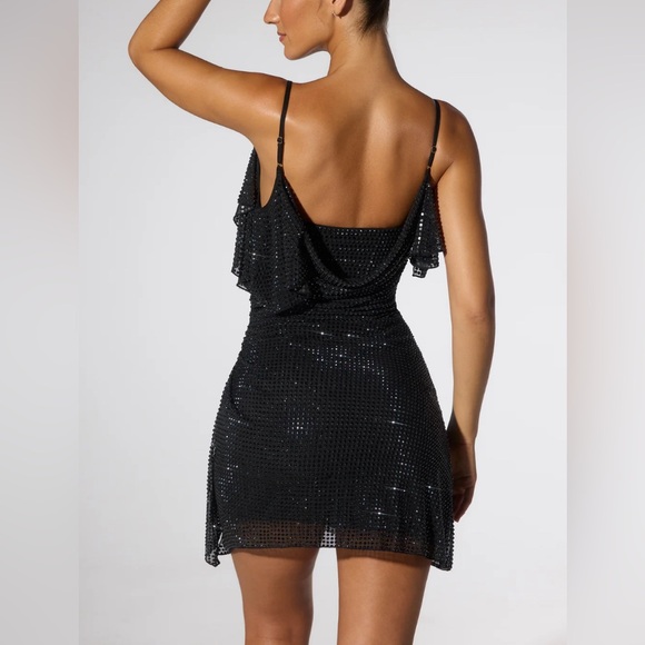 Oh Polly black homecoming dress with corset - Picture 2 of 7